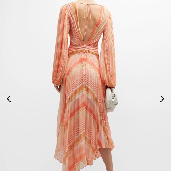 Acler NWT Astone Stripe Midi Dress US 4 - Picture 3 of 9